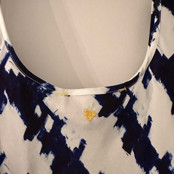 NWOT Kerri Rosenthal Printed Slip Midi Dress Blue - Picture 3 of 4